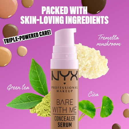 NYX Professional Makeup Bare With Me Concealer Serum Mitrinošs konsīleris divi vienā