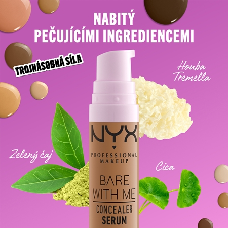 NYX Professional Makeup Bare With Me Concealer Serum hydratační korektor 2 v 1