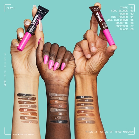 NYX Professional Makeup Thick it Stick It Brow Mascara řasenka na obočí