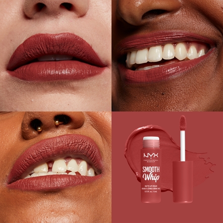 NYX Professional Makeup Smooth Whip Matte Lip Cream sametová rtěnka s vyhlazujícím efektem
