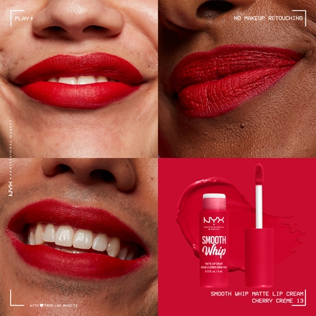 NYX Professional Makeup Smooth Whip Matte Lip Cream sametová rtěnka s vyhlazujícím efektem