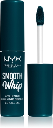 NYX Professional Makeup Smooth Whip Matte Lip Cream aksominio švelnumo lūpų dažai glotninamojo poveikio