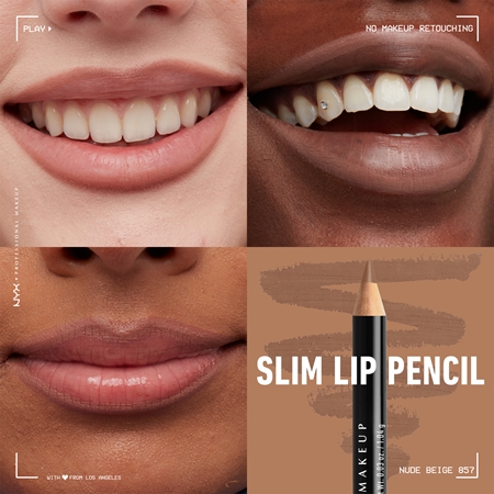 NYX Professional Makeup Slim Lip Pencil creion de buze cu trasare precisă