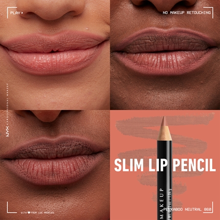 NYX Professional Makeup Slim Lip Pencil creion de buze cu trasare precisă
