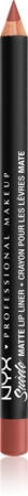 NYX Professional Makeup Suede Matte Lip Liner crayon à lèvres fini mat