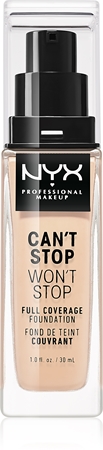 NYX Professional Makeup Can't Stop Won't Stop Full Coverage Foundation Täielikult kattev jumestuskreem