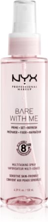 NYX Professional Makeup Bare With Me Prime-Set-Refresh Multitasking Spray lekki wielofunkcyjny spray