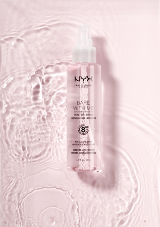 NYX Professional Makeup Bare With Me Prime-Set-Refresh Multitasking Spray lagani multifunkcionalni sprej