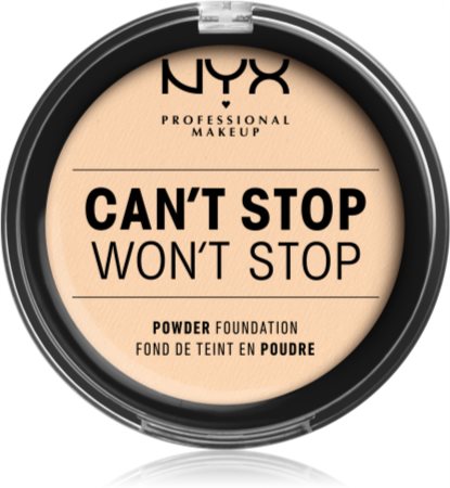 NYX Professional Makeup Can't Stop Won't Stop Powder Foundation base de  maquillaje en polvo 