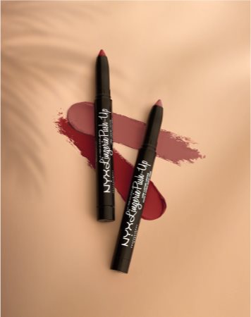 NYX Professional Makeup Lip Lingerie Push-Up Long-Lasting Lipstick batom  matificante em lápis