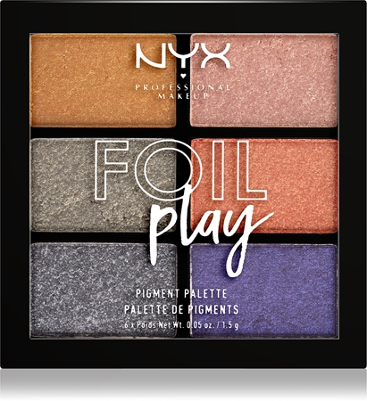 NYX Professional Makeup Foil Play παλέτα με σκιές ματιών