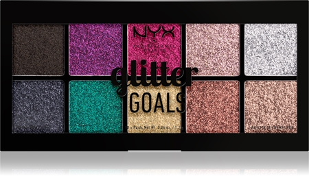 NYX Professional Makeup Glitter Goals highlighter paletta