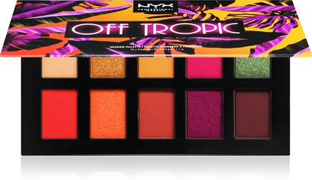 NYX Professional Makeup Off tropic paleta senčil za oči