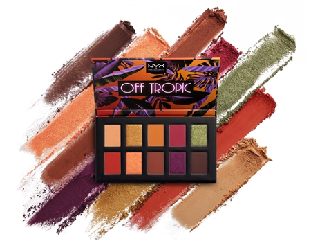 NYX Professional Makeup Off Tropic paleta de sombras de ojos
