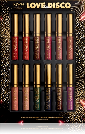 NYX Professional Makeup Love Lust Disco Slip Tease Lipstick Set