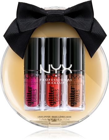 NYX Professional Makeup Love Lust Disco Glitter Goals Huulipunasarja