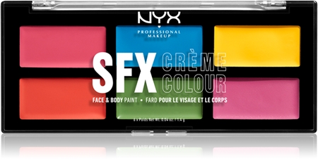 NYX Professional Makeup SFX Creme Colour™ Παλέτα για σώμα και πρόσωπο