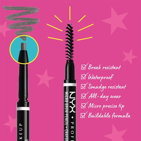 NYX Professional Makeup Micro Brow Pencil antakių pieštukas