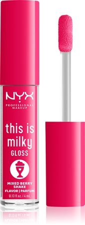 NYX Professional Makeup This is Milky Gloss Milkshakes hydratační lesk na rty s parfemací