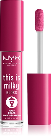 NYX Professional Makeup This is Milky Gloss Milkshakes brillo de labios hidratante con fragancia