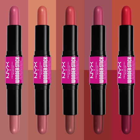 NYX Professional Makeup Wonder Stick Cream Blush stick contour double embout