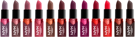 NYX Professional Makeup Limited Edition Xmass Mrs Claus Oh Deer Matte Lip Vault sada rtěnek s matným efektem
