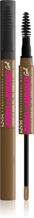 NYX Professional Makeup Zero To Brow Gel Uzacu želeja ar aplikatoru