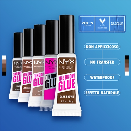 NYX Professional Makeup The Brow Glue gel per le sopracciglia