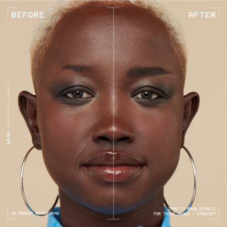 NYX Professional Makeup Zero To Brow Stencil Book predloge za obrvi