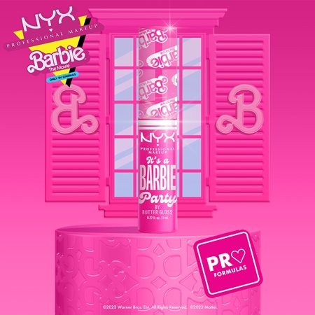NYX Professional Makeup Barbie Butter Lip Gloss lūpų blizgesys