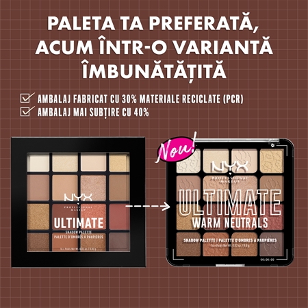 NYX Professional Makeup Ultimate Shadow Palette fard ochi