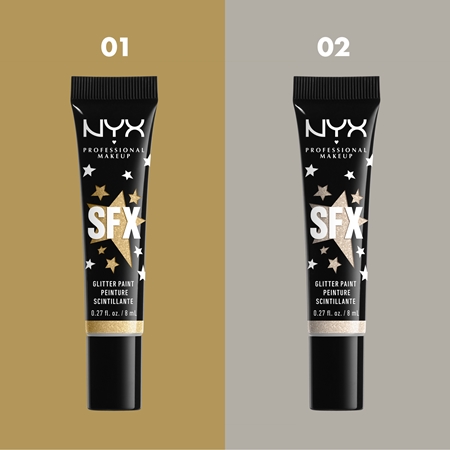 NYX Professional Makeup Halloween Glitter Paint veido ir kūno blizgučiai