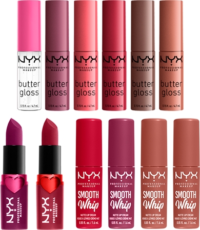 NYX Professional Makeup FA LA L.A. LAND Calendar de Crăciun de buze