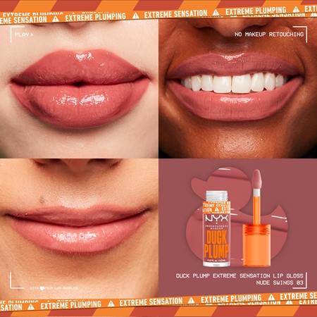 NYX Professional Makeup Duck Plump lesk na rty se zvětšujícím efektem