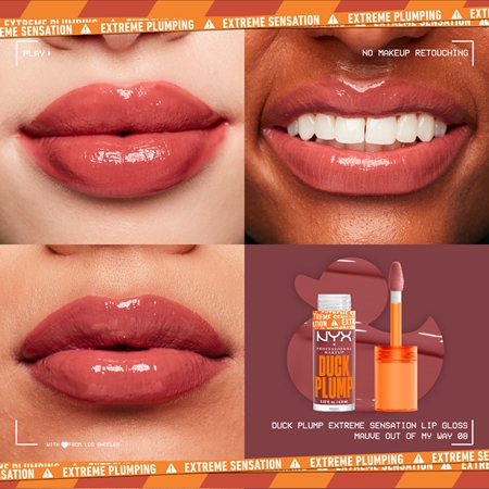 NYX Professional Makeup Duck Plump Lūpu spīdums ar pastiprinošu efektu
