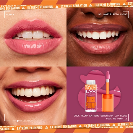 NYX Professional Makeup Duck Plump Lūpu spīdums ar pastiprinošu efektu