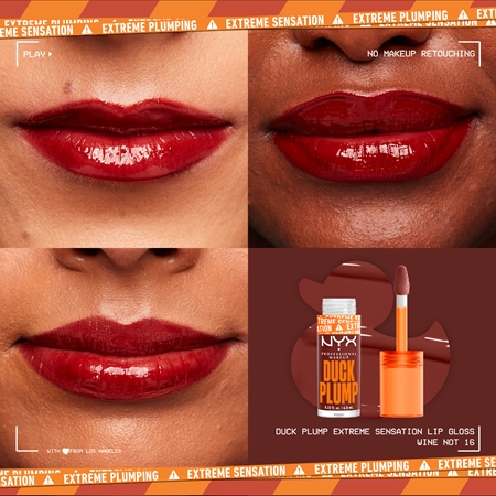 NYX Professional Makeup Duck Plump Lūpu spīdums ar pastiprinošu efektu
