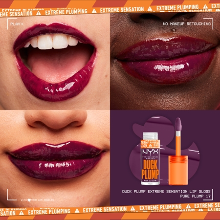 NYX Professional Makeup Duck Plump Lūpu spīdums ar pastiprinošu efektu