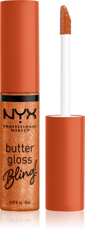 NYX Professional Makeup Butter Gloss Bling Lip Gloss glittering