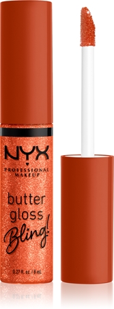NYX Professional Makeup Butter Gloss Bling lūpų blizgesys blizgus
