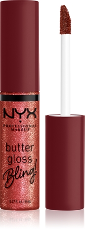 NYX Professional Makeup Butter Gloss Bling lūpų blizgesys blizgus