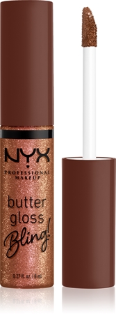 NYX Professional Makeup Butter Gloss Bling Lip Gloss glittering