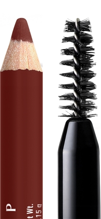 NYX Professional Makeup Powder Louder μολύβι για τα φρύδια με βούρτσα