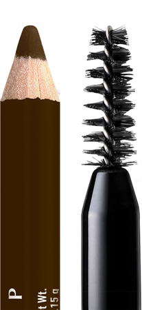 NYX Professional Makeup Powder Louder kulmakynä mukana harja