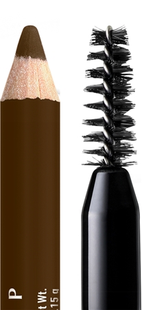 NYX Professional Makeup Powder Louder μολύβι για τα φρύδια με βούρτσα