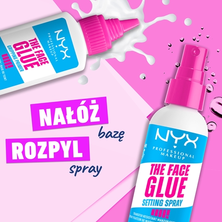 NYX Professional Makeup The Face Glue Setting Spray spray utrwalający