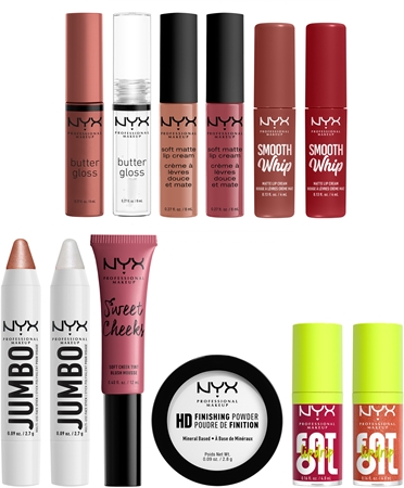 NYX Professional Makeup Home Alone 12 Day set cadou pentru look perfect