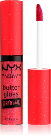 NYX Professional Makeup Butter Gloss Metallic metalický lesk na rty