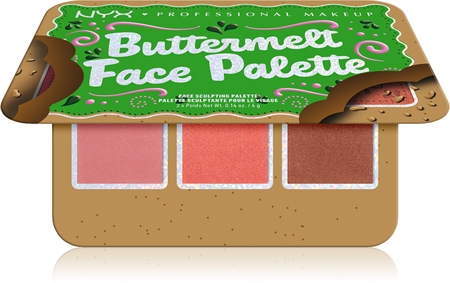 NYX Professional Makeup Holiday Buttermelt palette per il viso