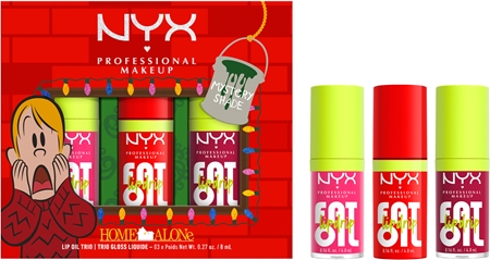 NYX Professional Makeup Home Alone Fat Oil Trio gift set for lips